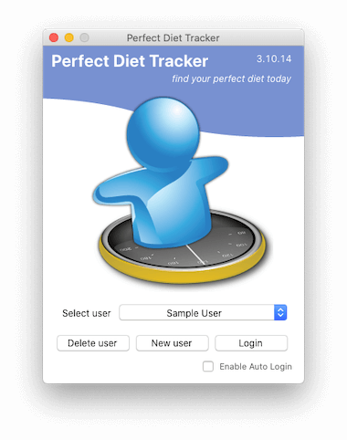 Perfect Diet Tracker Login