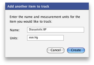 Diastolic blood pressure reading